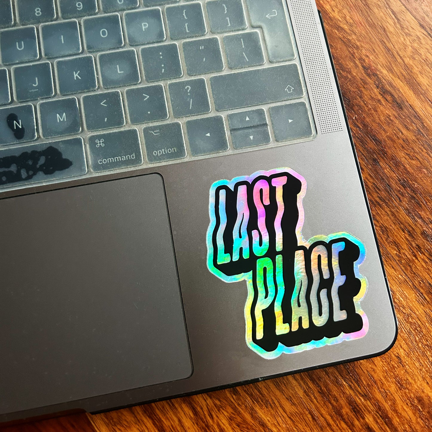 LAST PLACE Holographic Sticker